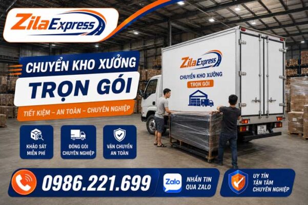 chuyển kho xưởng trọn gói giá rẻ