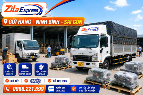 xe tải gửi hàng ninh bình sài gòn